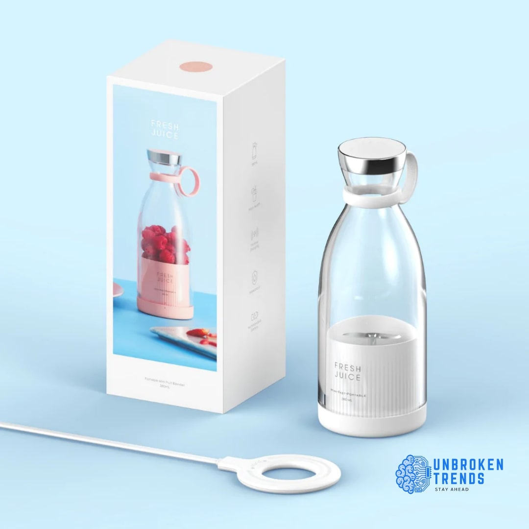 Travel Portable Juice Blender – USB Rechargeable Smoothie & Shake Maker Dropdash